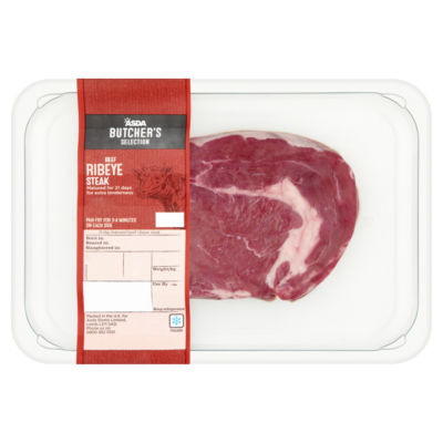 ASDA Butcher's Selection Ribeye Scotch Beef Steak 227g