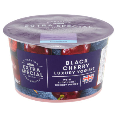 ASDA Extra Special Black Cherry Yogurt