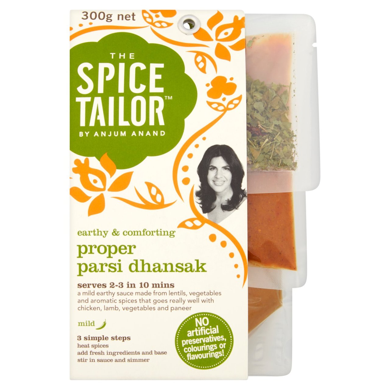 The Spice Tailor Parsi Dhansak Lentil Indian Meal Kit 