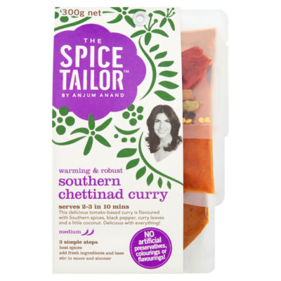 The Spice Tailor Southern Chettinad Indian Curry Sauce Kit