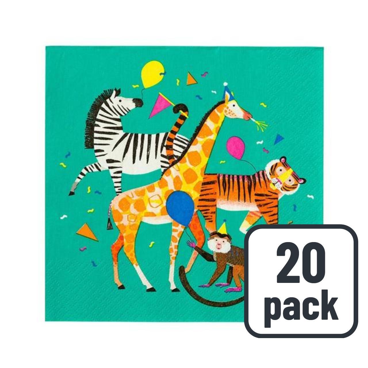 Animal Party Paper Napkins