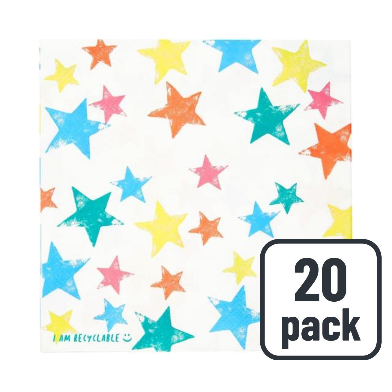 Recyclable Star Napkins