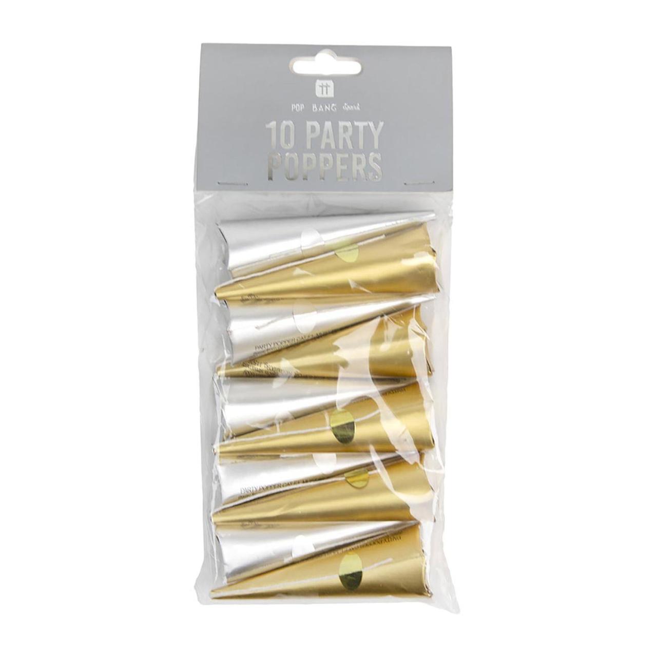Metallic Paper Party Poppers