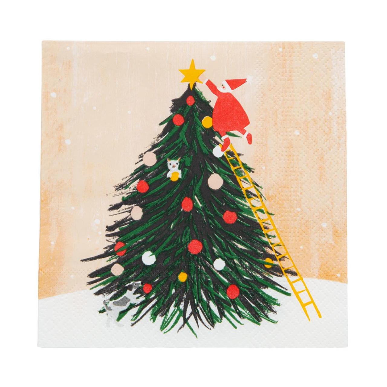 Santa Tree Christmas Napkins