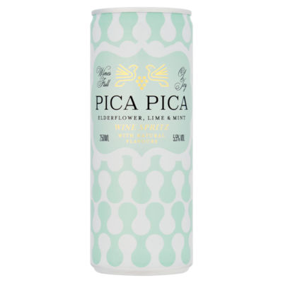 Pica Pica Elderflower, Lime & Mint Wine Spritz 250ml