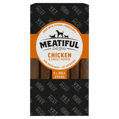 Meatiful 5 Chicken Deli Sticks 110g