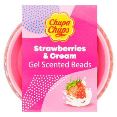 Chupa Chups Strawberries & Cream Gel Scented Beads