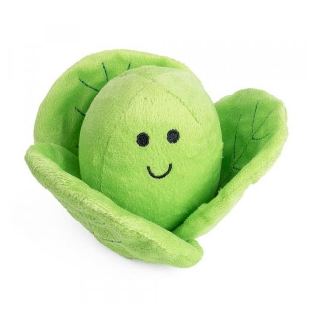 Petface Foodie Faces Fluffy Sprout Dog Toy 