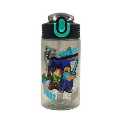 Minecraft Flip Top Water Bottle