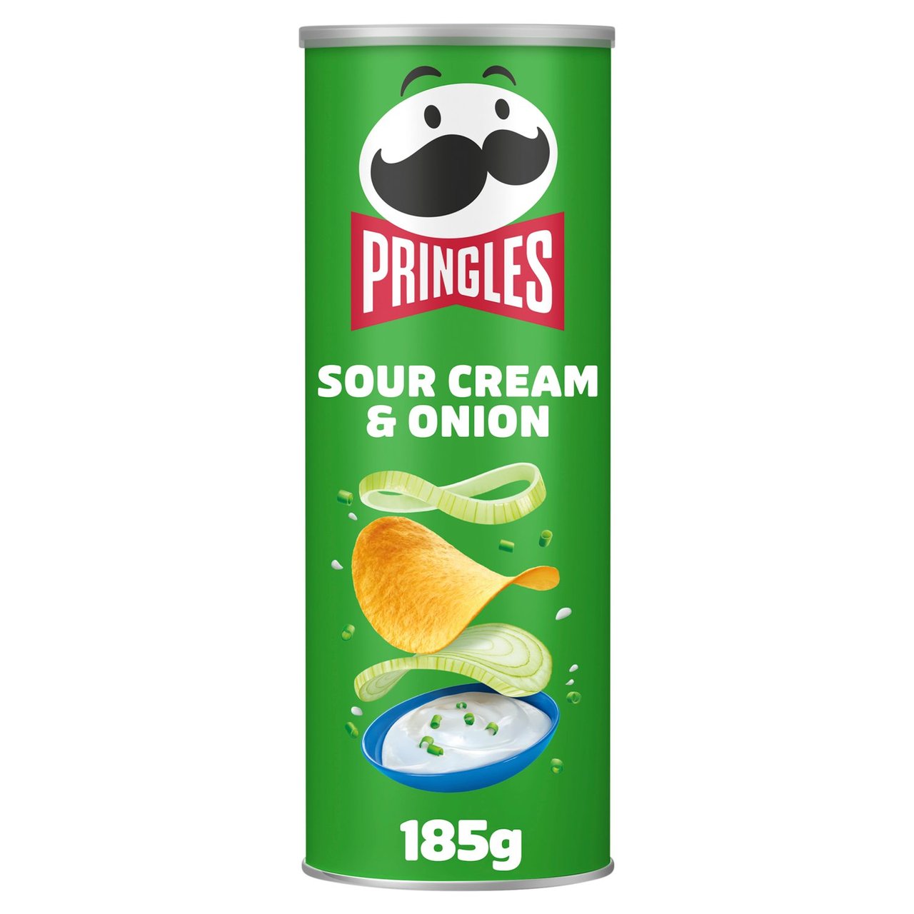 Pringles Sour Cream & Onion Crisps  185g