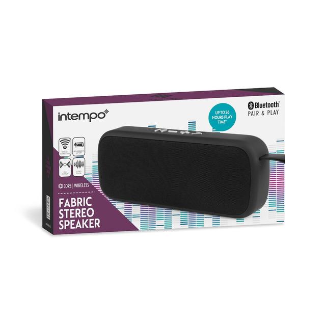 Intempo Fabric Stereo Speaker 