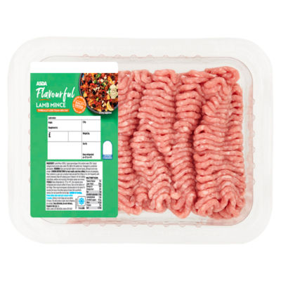 ASDA Flavourful Lamb Mince (Typically Less Than 20% Fat)