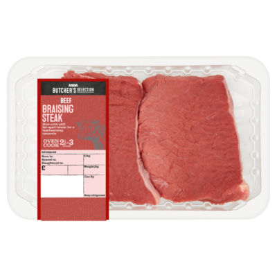 ASDA Butcher's Selection Beef Braising Steak