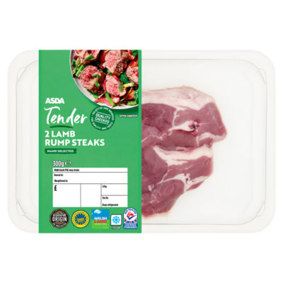 ASDA Tender 2 Welsh Lamb Rump Steaks