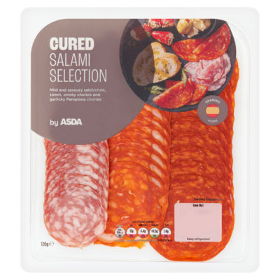 ASDA Spanish Style Cured Salami Selection 120g