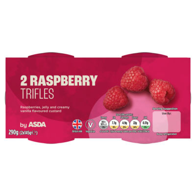 ASDA Raspberry Trifles 2 x 145g (290g)