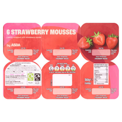 ASDA Strawberry Mousses