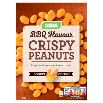 ASDA BBQ Flavour Crispy Peanuts 200g