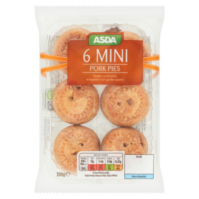 ASDA  Mini Pork Pies 300g