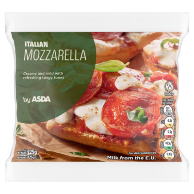 ASDA Italian Mozzarella Cheese 125g