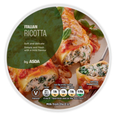 ASDA Italian Ricotta Cheese 250g