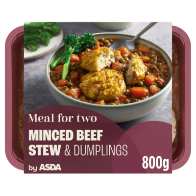 ASDA Meal For Two Minced Beef Stew & Dumplings 800g