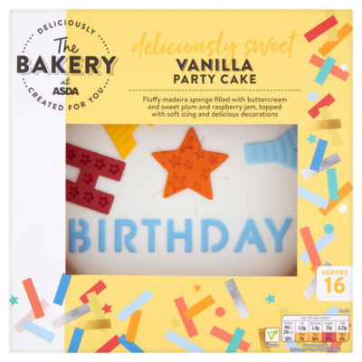 ASDA Vanilla Party Cake