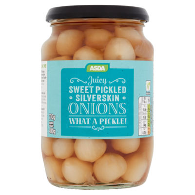 ASDA Sweet Pickled Silverskin Onions 710g