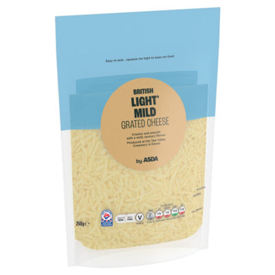 ASDA British Light Mild Grated Cheese