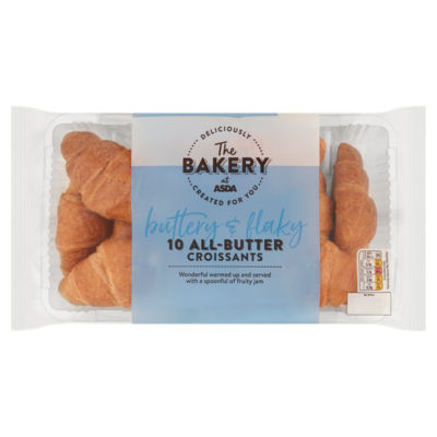 The BAKERY at ASDA 10 All-Butter Croissants