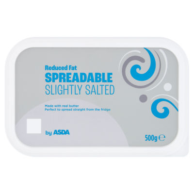 ASDA Reduced Fat Spreadable Slightly Salted 500g