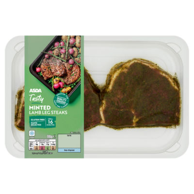 ASDA Tasty Minted Lamb Leg Steaks 310g