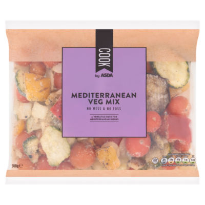 COOK by ASDA Mediterranean Veg Mix 500g