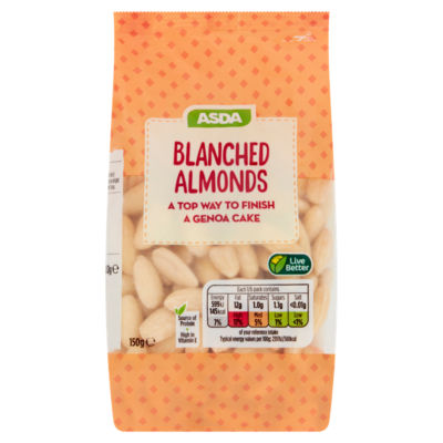 ASDA Blanched Almonds 150g