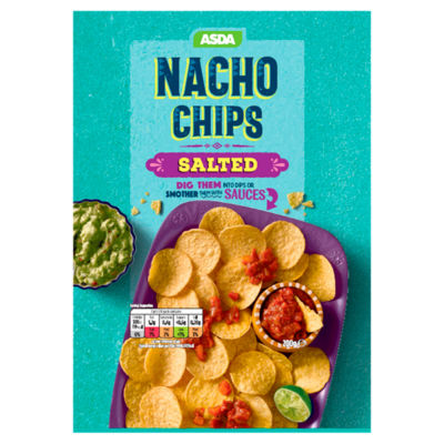 ASDA Salted Nacho Chips 200g