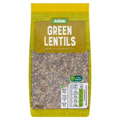 ASDA Green Lentils 500g