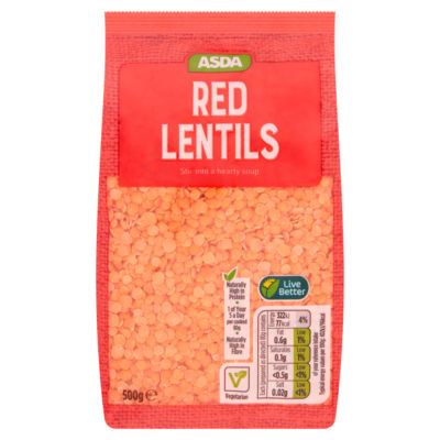 ASDA Red Lentils 500g