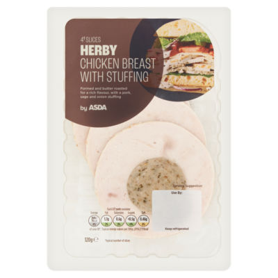 ASDA 4 Slices Herby Chicken Breast With Stuffing