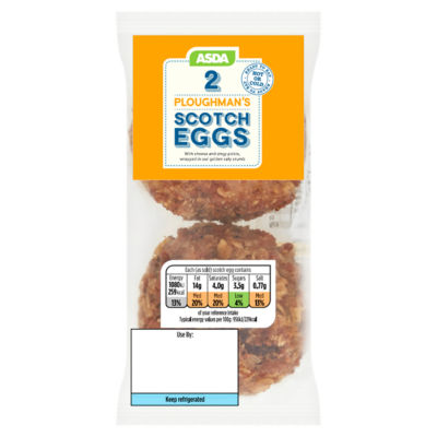 ASDA 2 Plougman's Scotch Eggs 226g