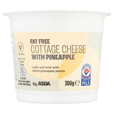 ASDA Fat Free Cottage Cheese with Pineapple 300g