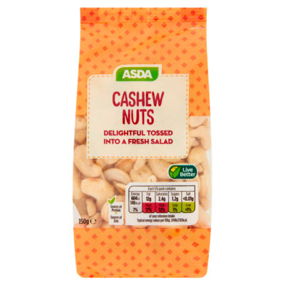 ASDA Cashew Nuts 150g