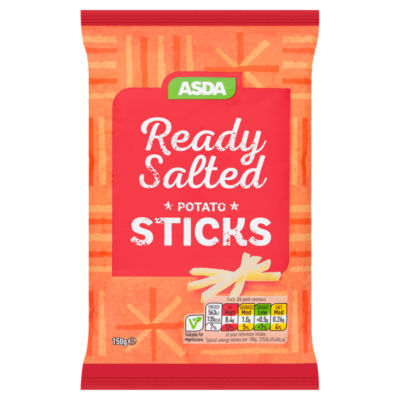 ASDA Ready Salted Potato Sticks 150g