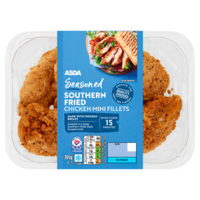 ASDA Southern Fried 100% Chicken Breast Mini Fillets