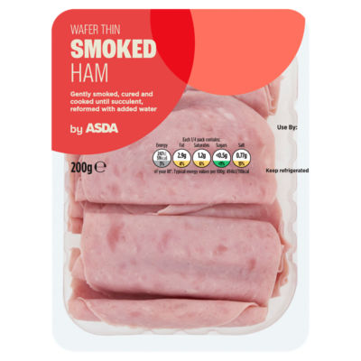 ASDA Wafer Thin Smoked Ham