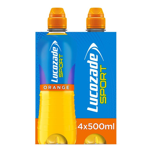 Lucozade Sport Drink Orange 4 Pack 4 x 500ml