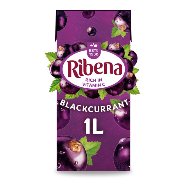 Ribena Blackcurrant Juice Drink Carton 1L