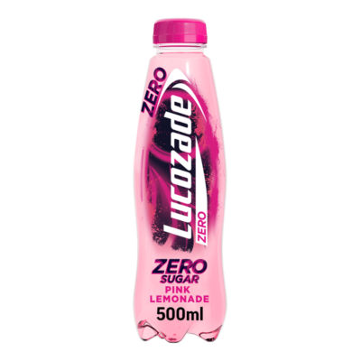 Lucozade Zero Pink Lemonade 500ml