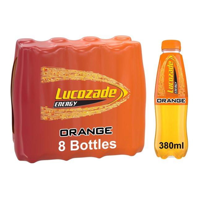 Lucozade Energy Orange 8 x 380ml