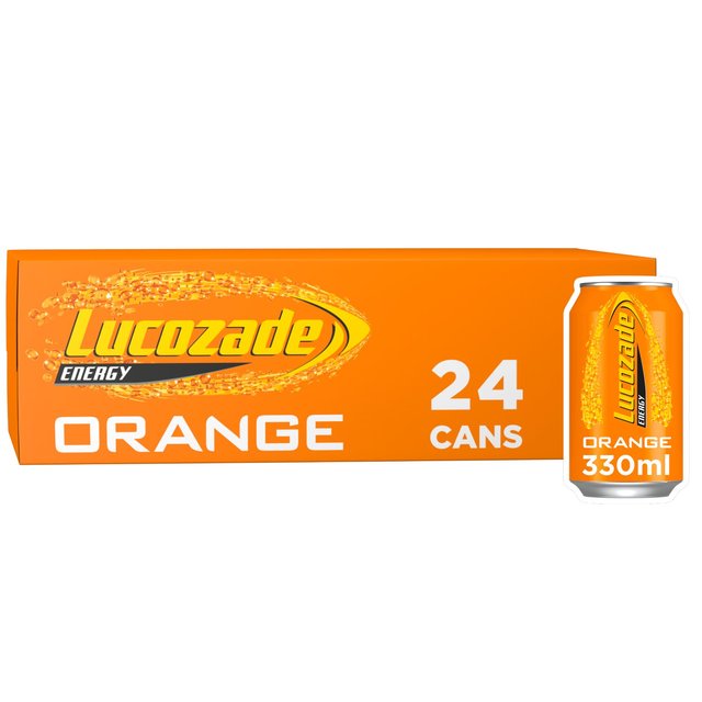 Lucozade Energy Drink Orange Multipack 24 x 330ml