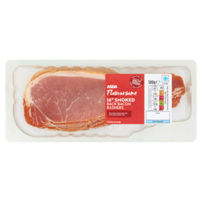 ASDA Butcher's Selection 16 Smoked Back Bacon Rashers